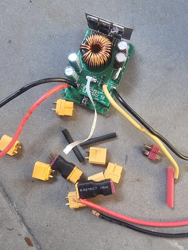Home-built solar charge controller board